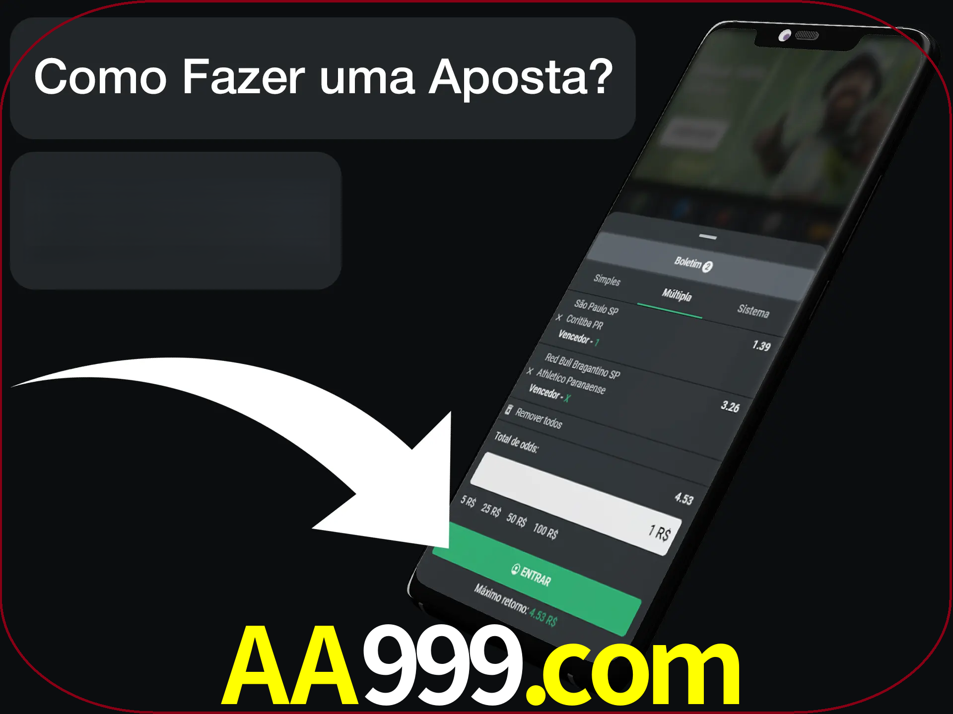Preencha sua aposta e aguarde o resultado.