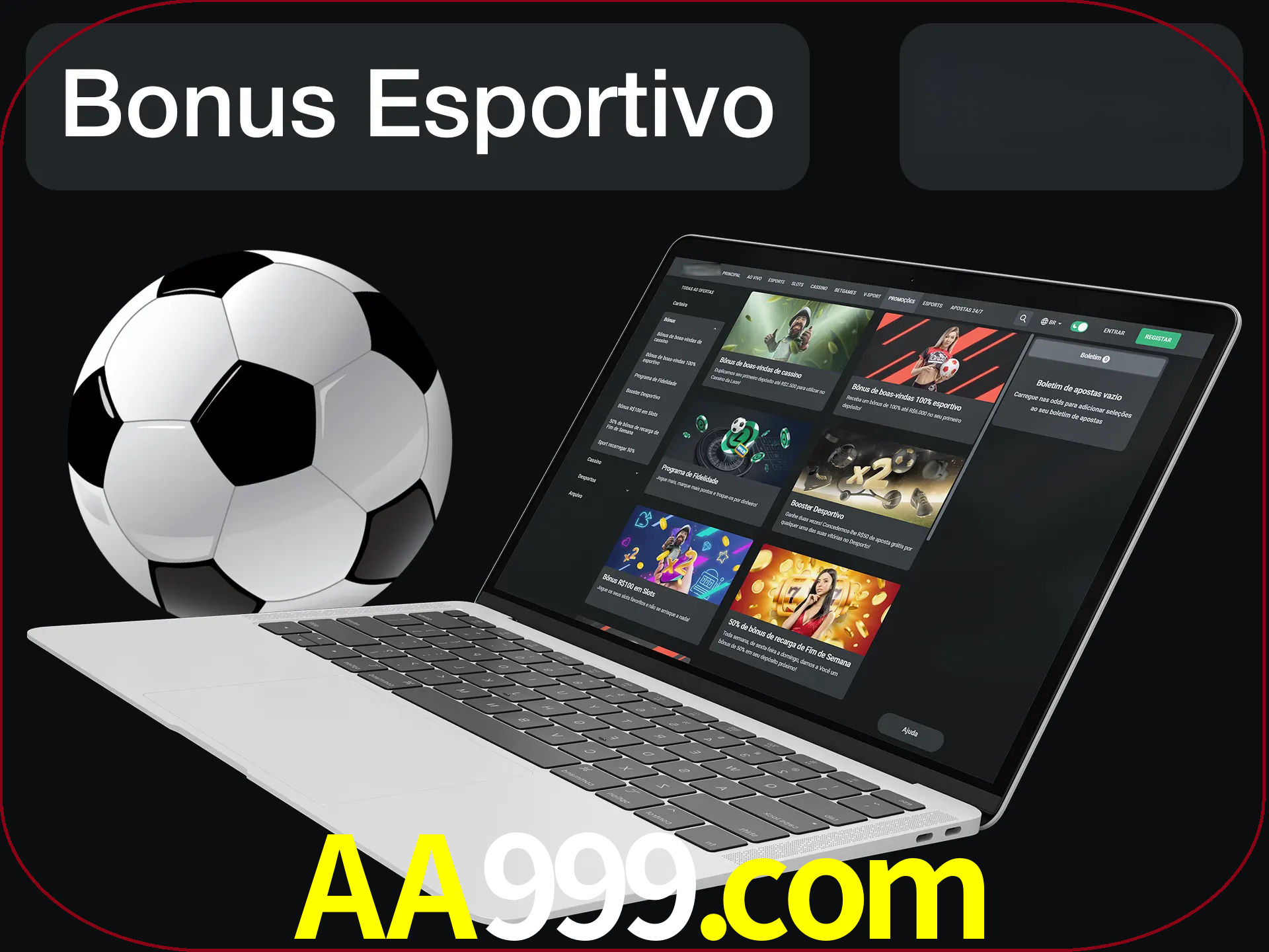 Antes de começar a apostar, use o bônus esportivo.